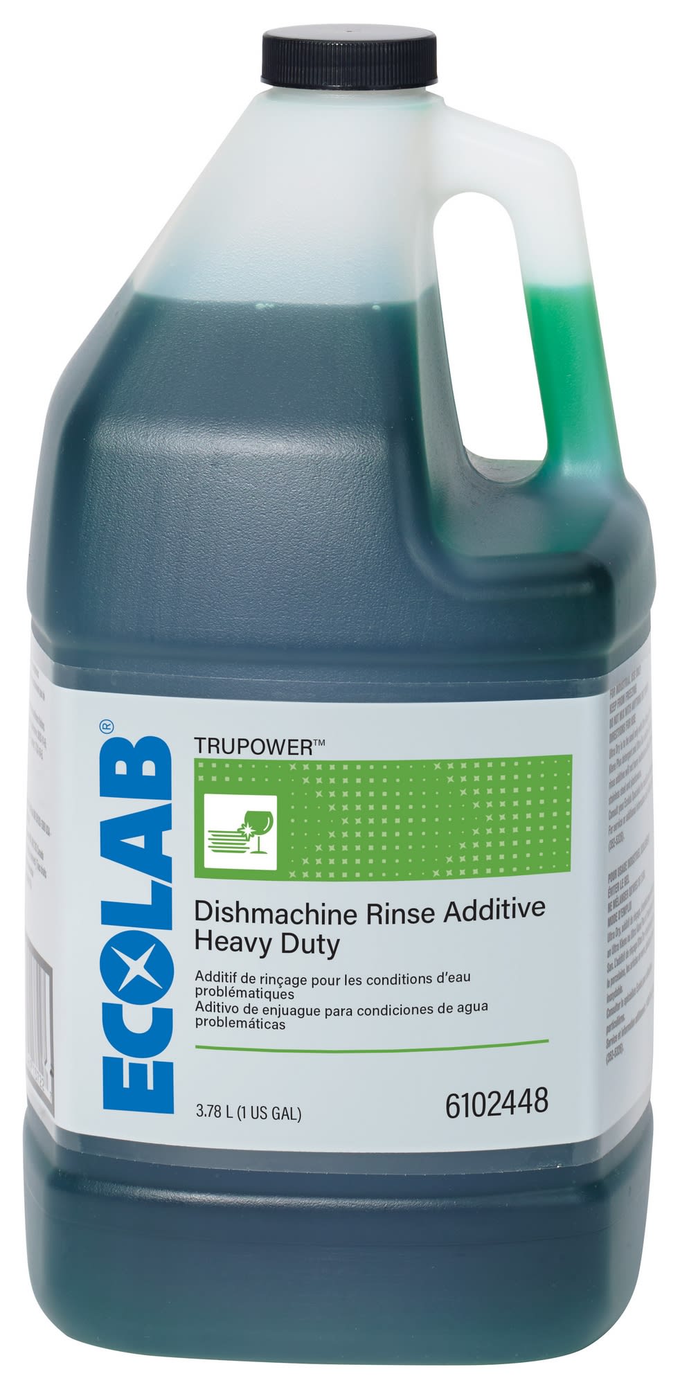 GuestSupply US | Ecolab® TRUPOWER Dishmachine Rinse Additive Heavy